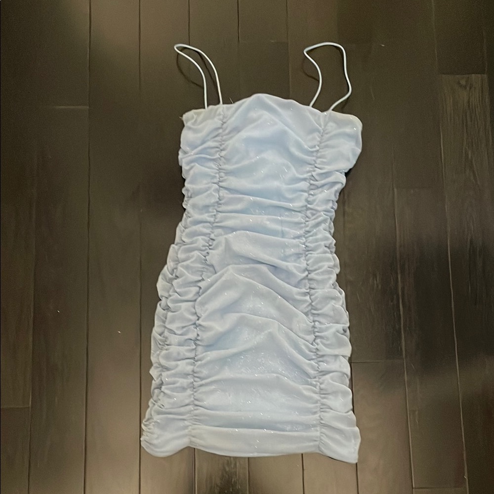 Elegant Light Blue Kids Dress